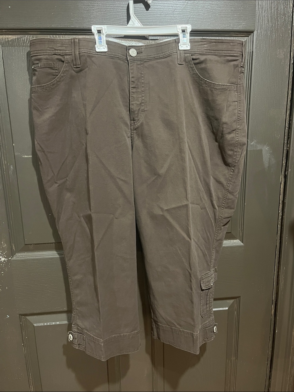 Lee Women's Brown Capri Cargo Pants